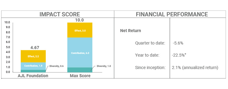 Impact and Financial Performance - AJL Foundation